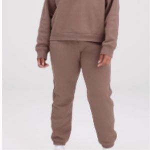 Girlfriend collective 50/50 jogger and Crewneck set Taro